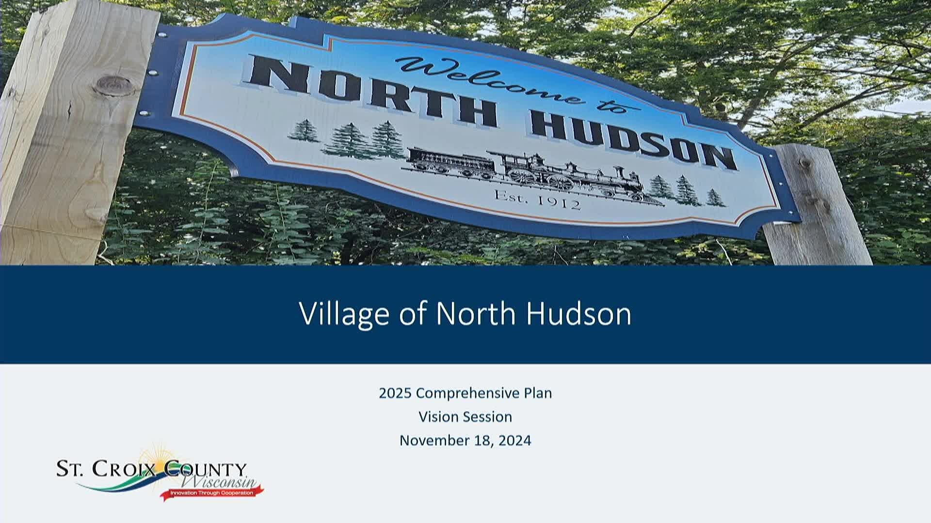 Thumbnail image for Village of North Hudson Comp Plan